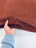 Kokka - Babywale Polka Dot Corduroy (Deep Red)