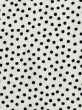 Polka Dot Ripple Cotton - Off-White