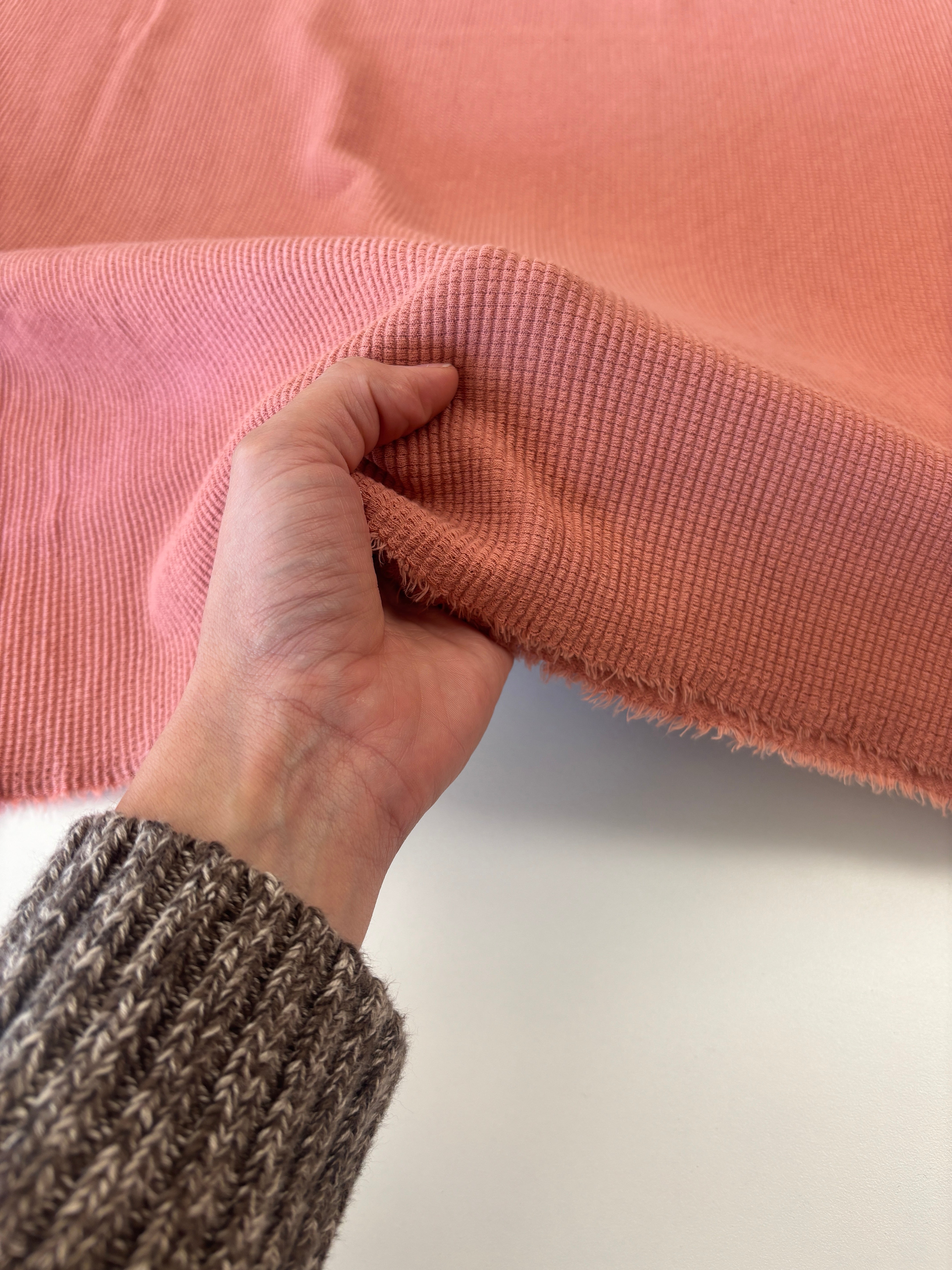Organic American Milled Cotton Waffle - Berry