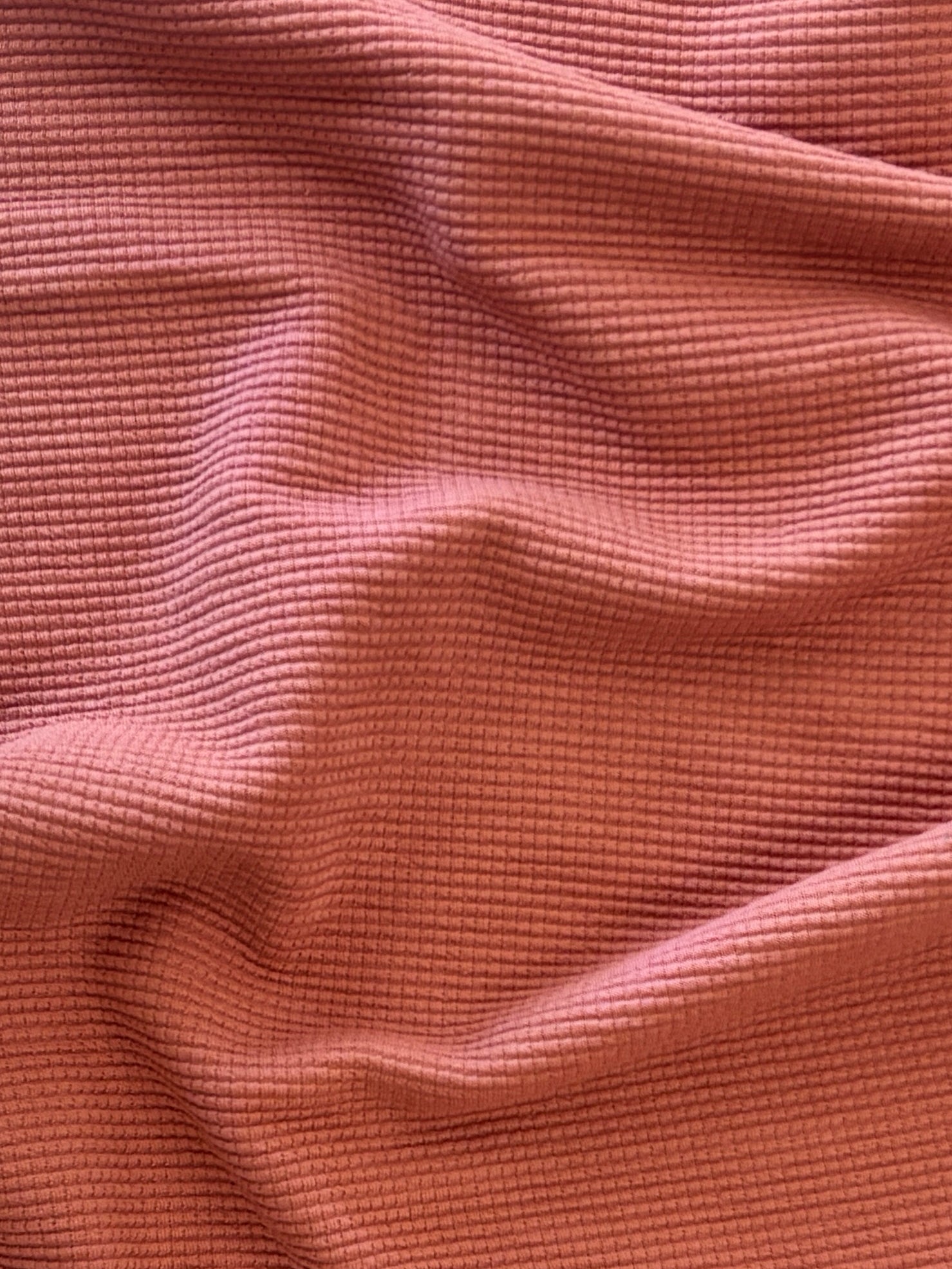 Organic American Milled Cotton Waffle - Berry
