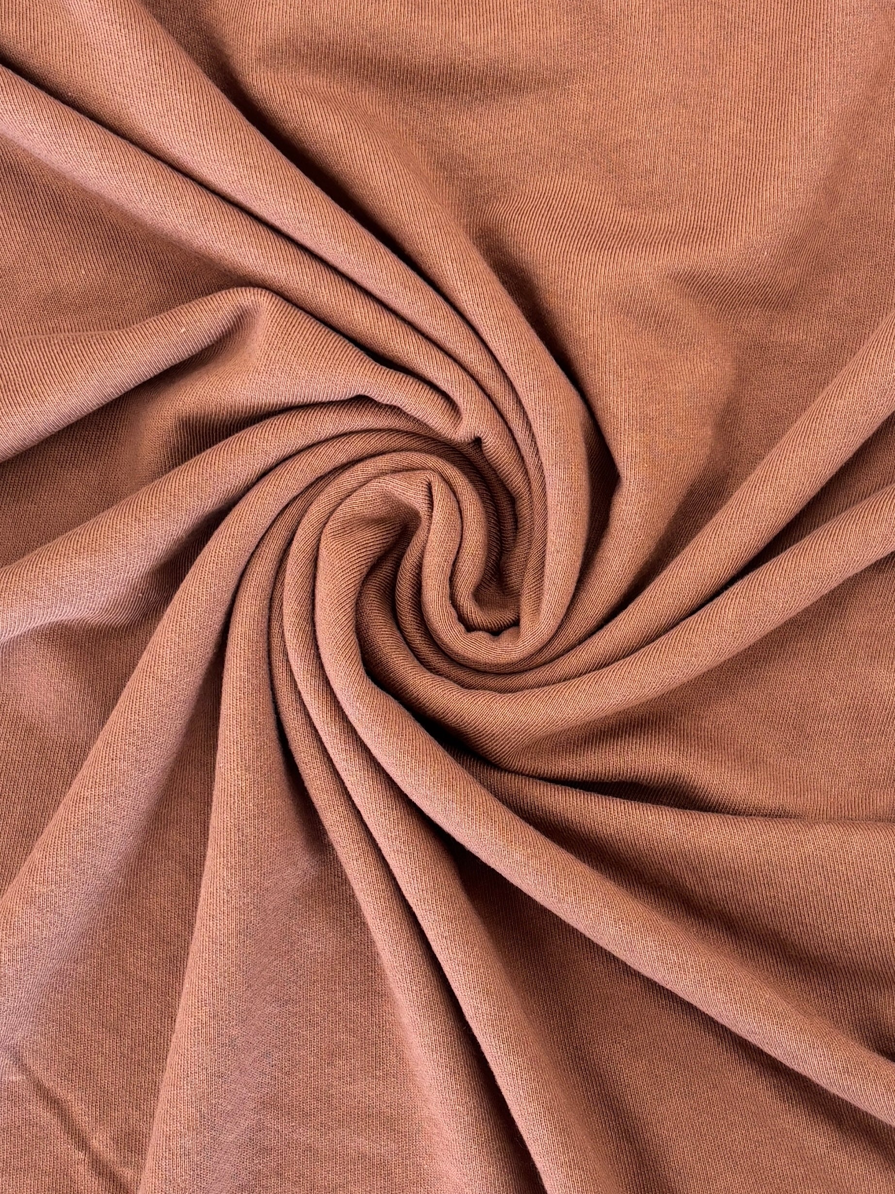 Organic American Milled French Terry - Cocoa