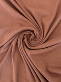 Organic American Milled Cotton Rib - Cocoa