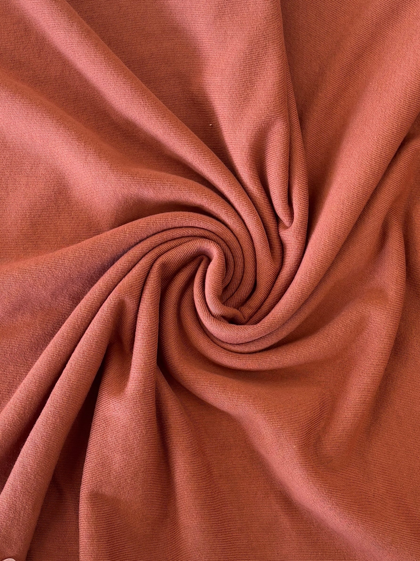 Organic American Milled French Terry - Cinnamon