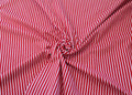 Harbor Stripe Cotton Jersey - Red