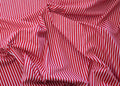 Harbor Stripe Cotton Jersey - Red