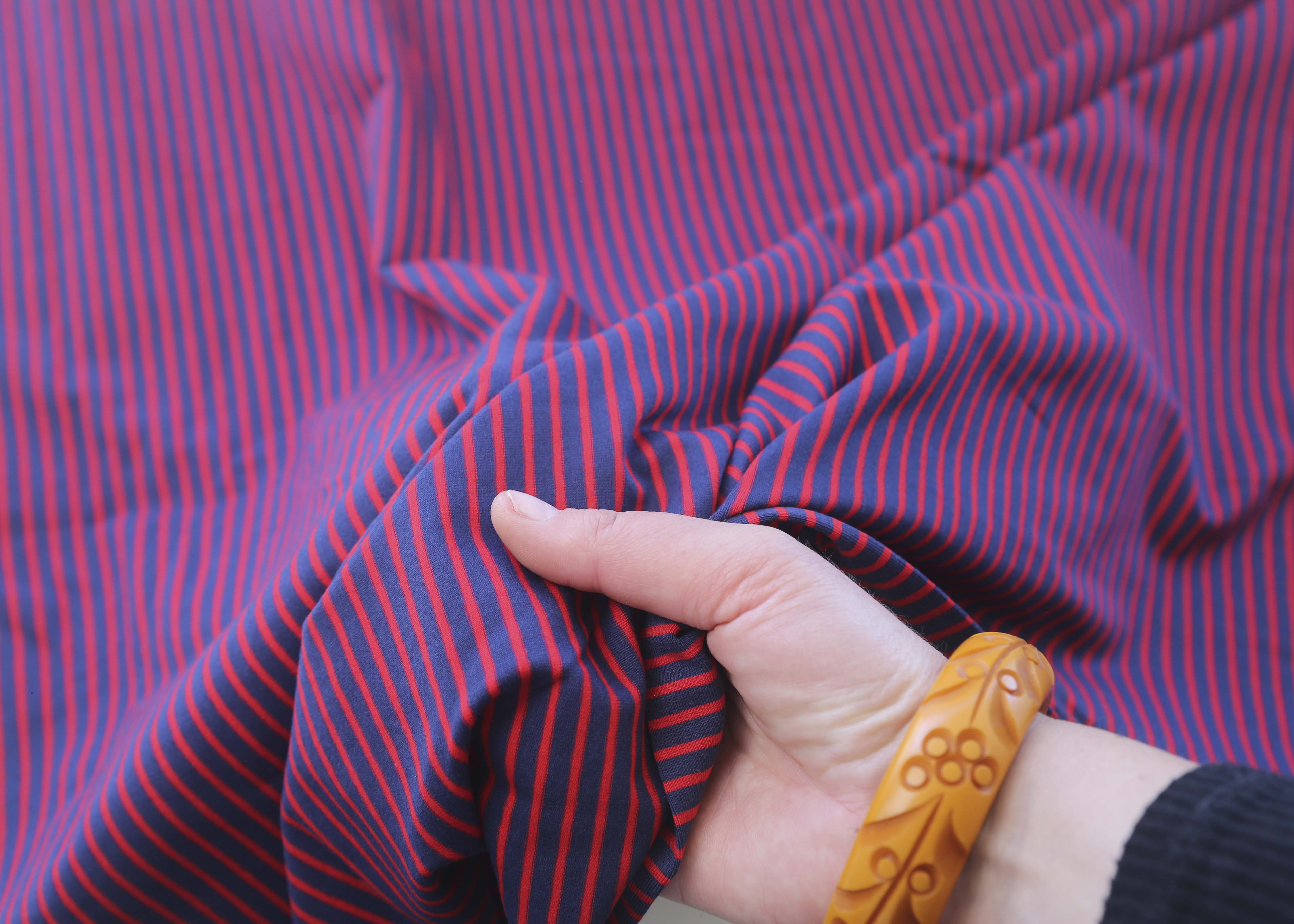 Harbor Stripe Cotton Jersey - Regatta