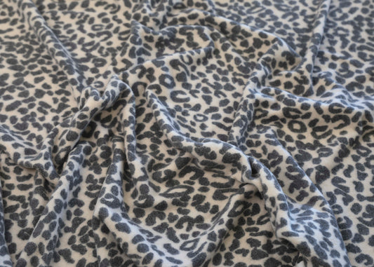 Deadstock Faux Brushed Cashmere - Leopard