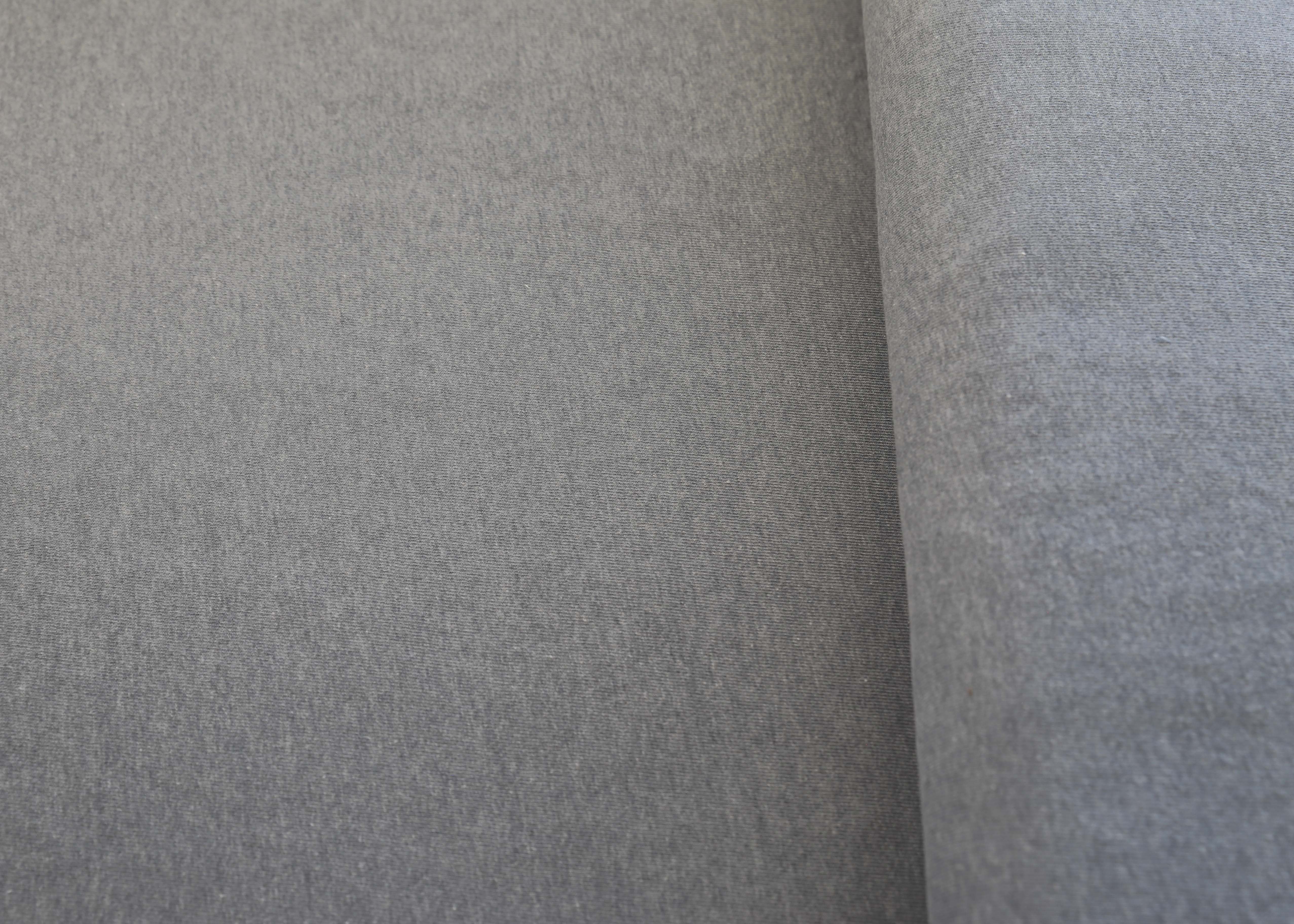 Recycled Sweatshirt Fleece - Dark Grey