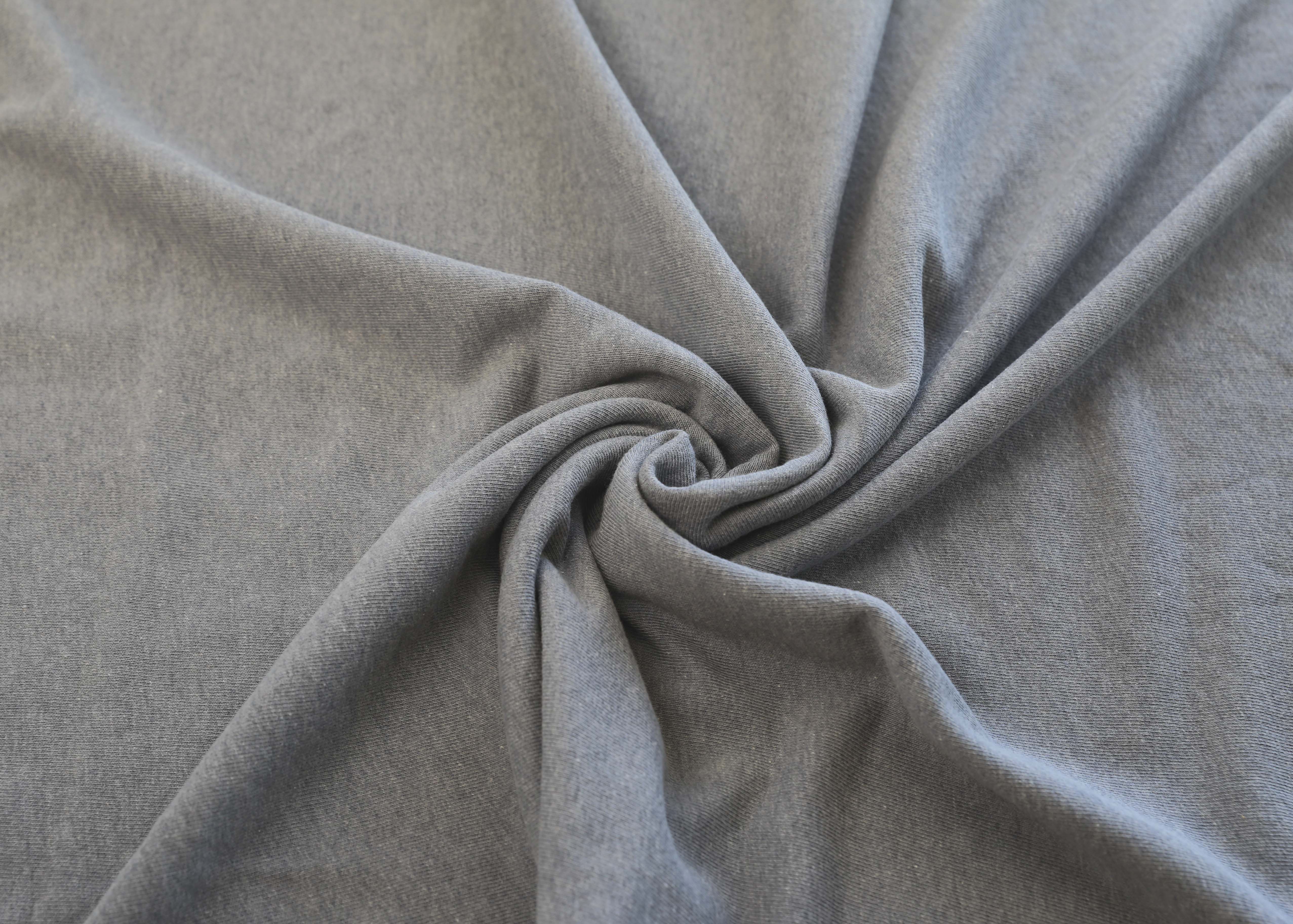 Recycled Sweatshirt Fleece - Dark Grey