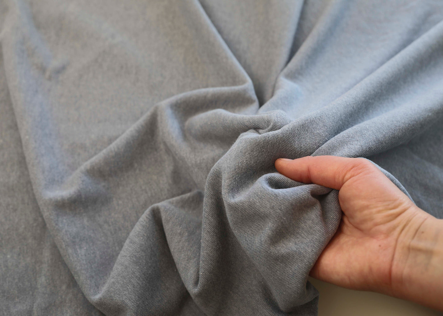 Recycled Sweatshirt Fleece - Dark Grey
