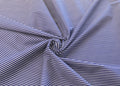Poplin Stripe - Cobalt (OEKO-TEX Standard 100)
