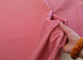 Poplin Stripe - Red (OEKO-TEX Standard 100)