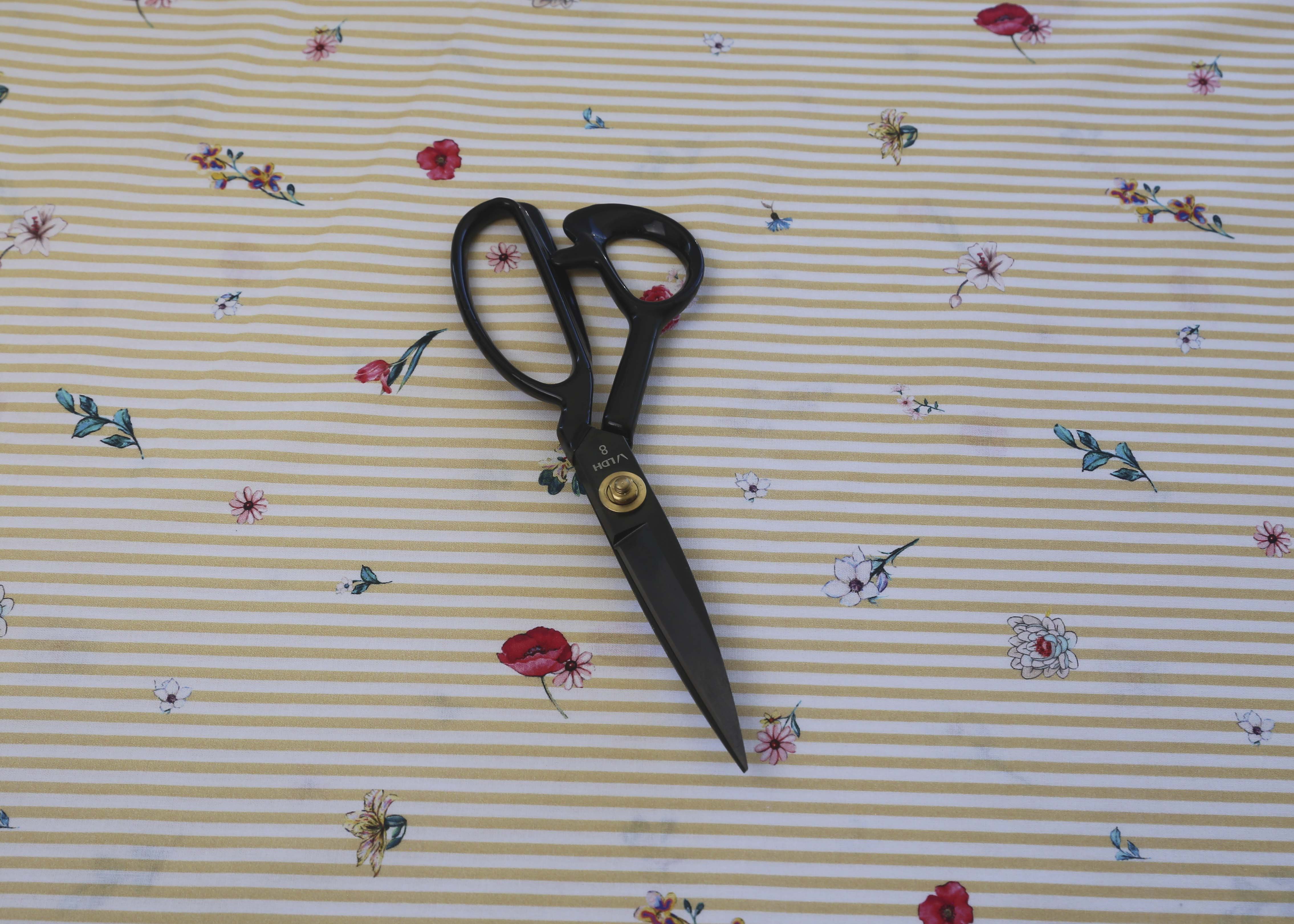 Poplin Stripe - Flowers (OEKO-TEX Standard 100)