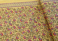 Cosmo - Yellow Floral Border Print