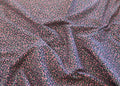 Deadstock Cotton Sateen Ditsy Floral - Pink on Navy
