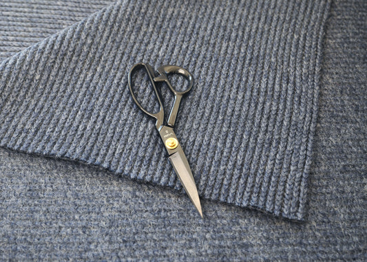 Deadstock Max Mara Chunky Wool Sweater Knit - Grey Blue