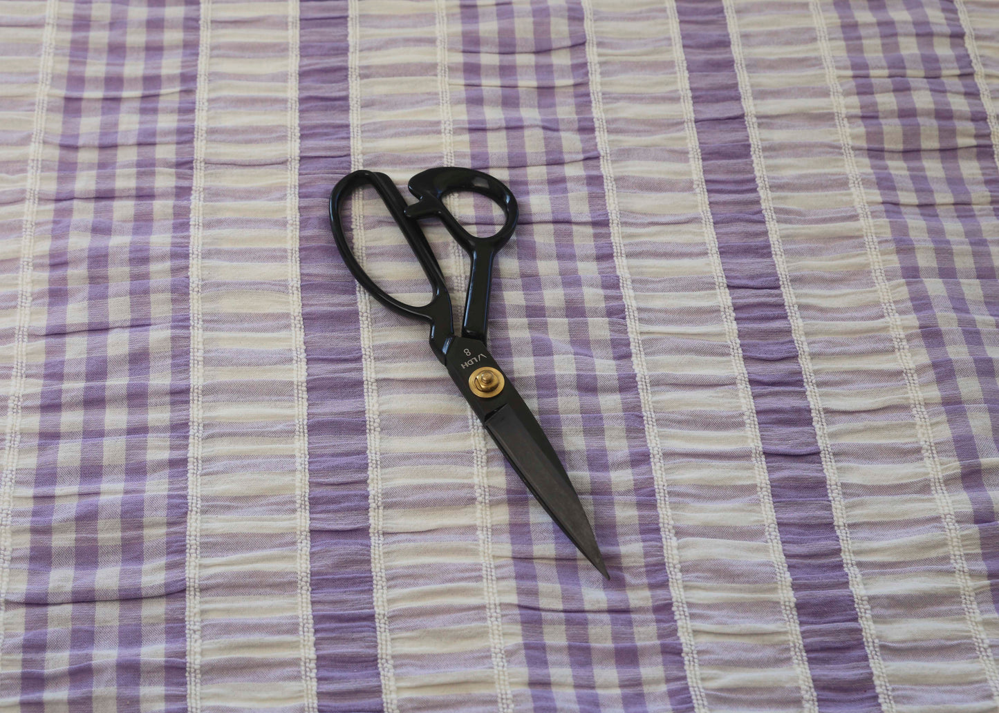 Yarn Dyed Textured Stripe - Lilac