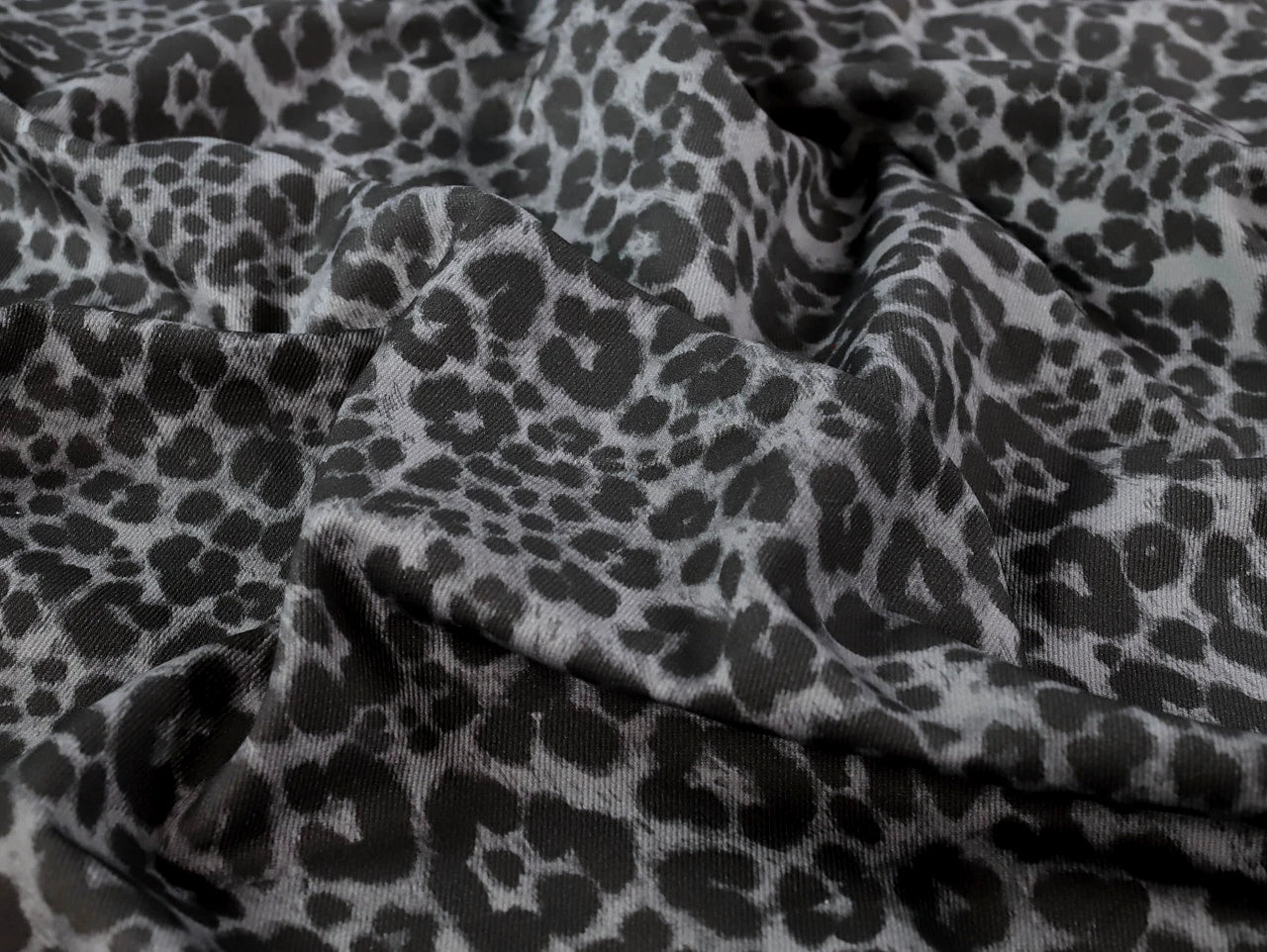 Ace Animal Print Denim - Grey