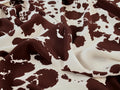 Jessie Cow Print Viscose Crepe