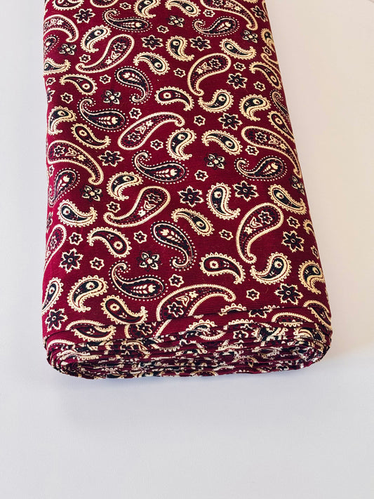 Cotton Corduroy - Paisley