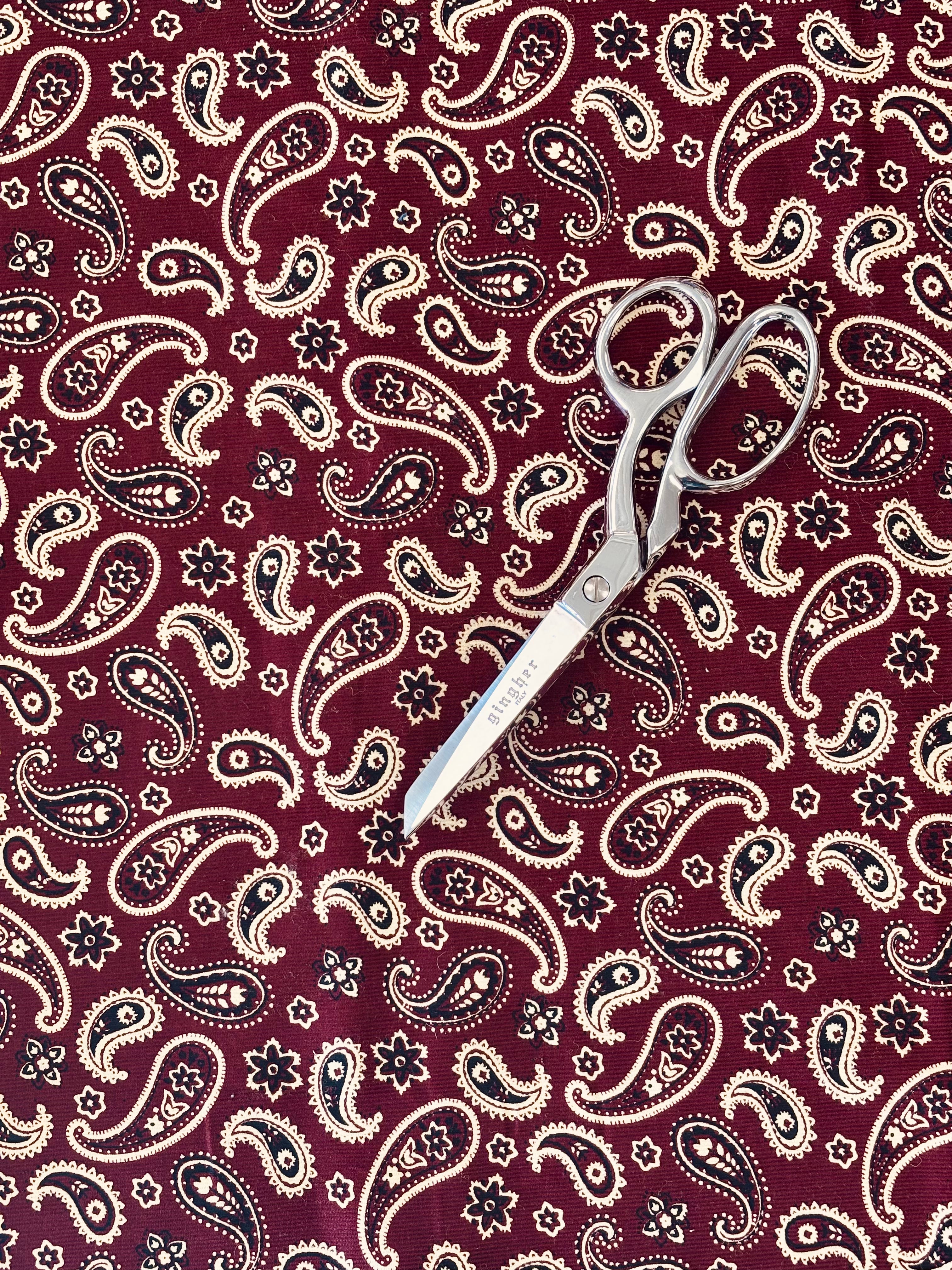 Cotton Corduroy - Paisley