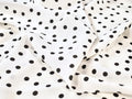 Vivian Spot Viscose Crepe - Ivory