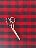 Cotton Homespun - Red & Black Buffalo Check