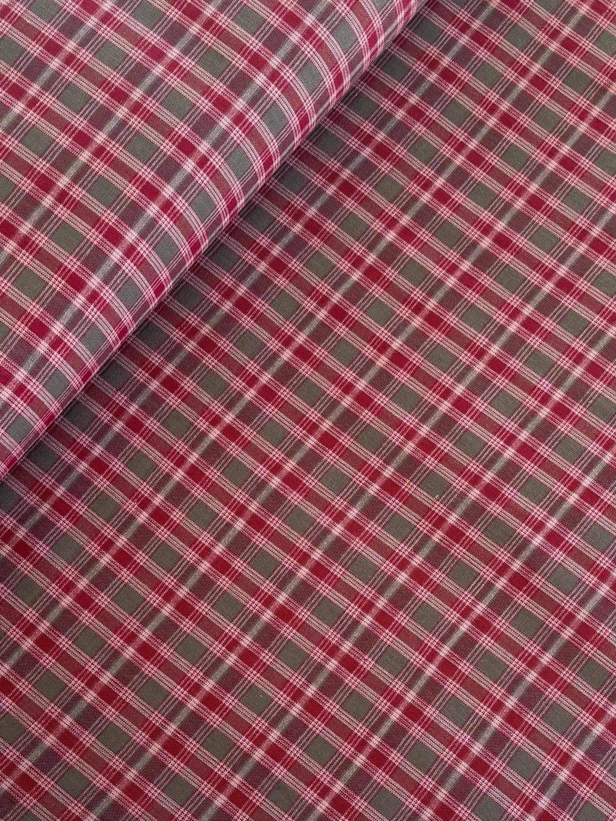 Cotton Homespun  - Olive Plaid