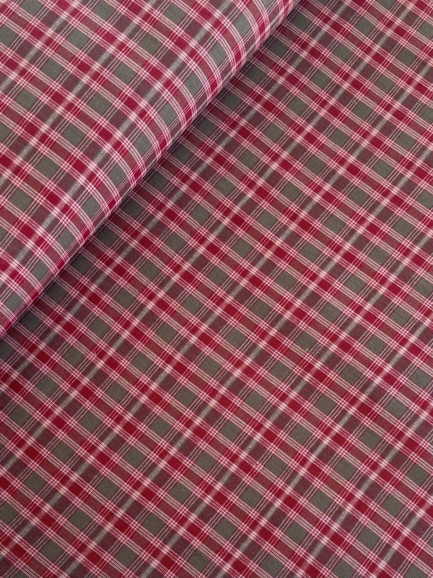 Cotton Homespun  - Olive Plaid