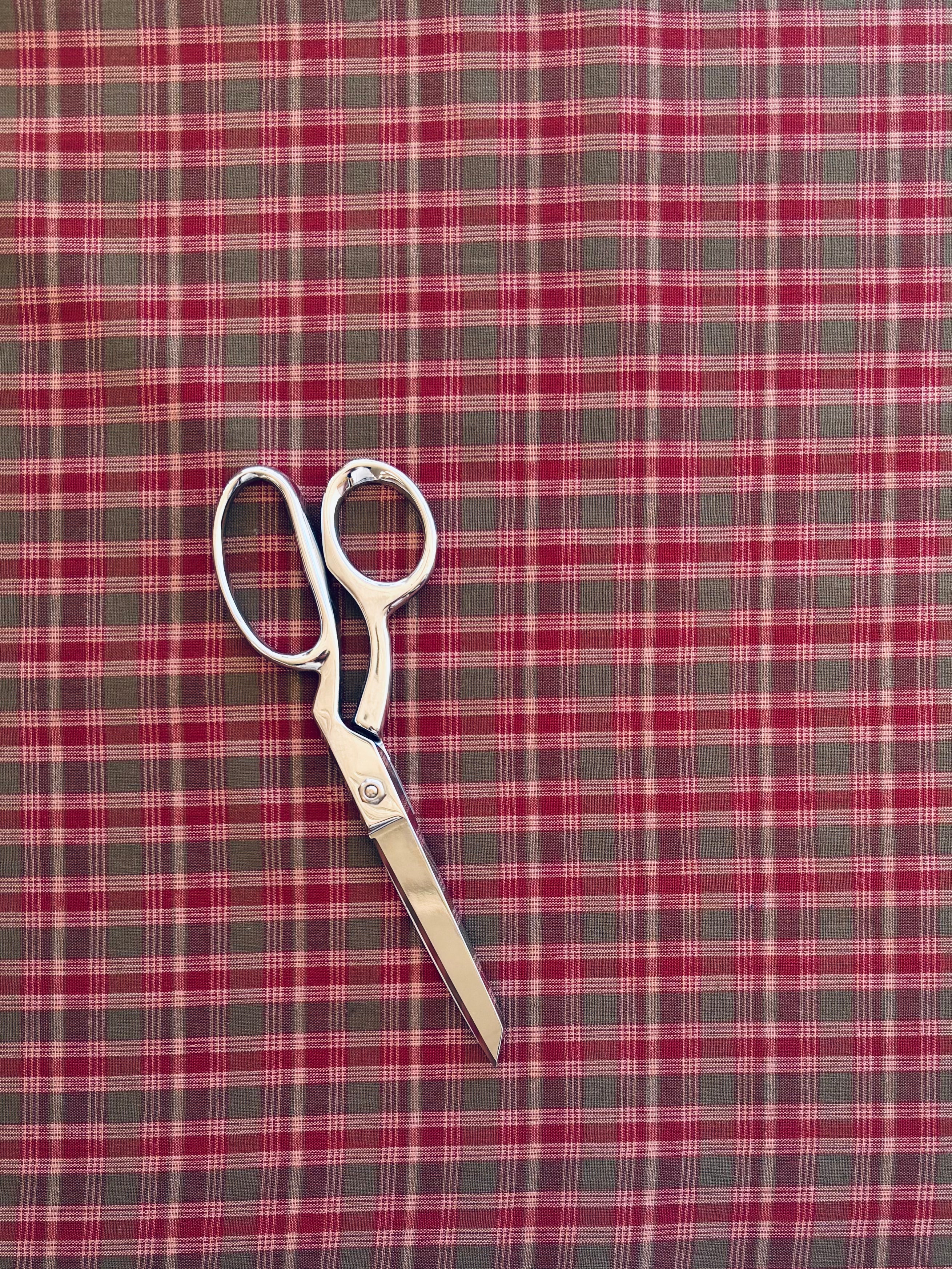 Cotton Homespun  - Olive Plaid