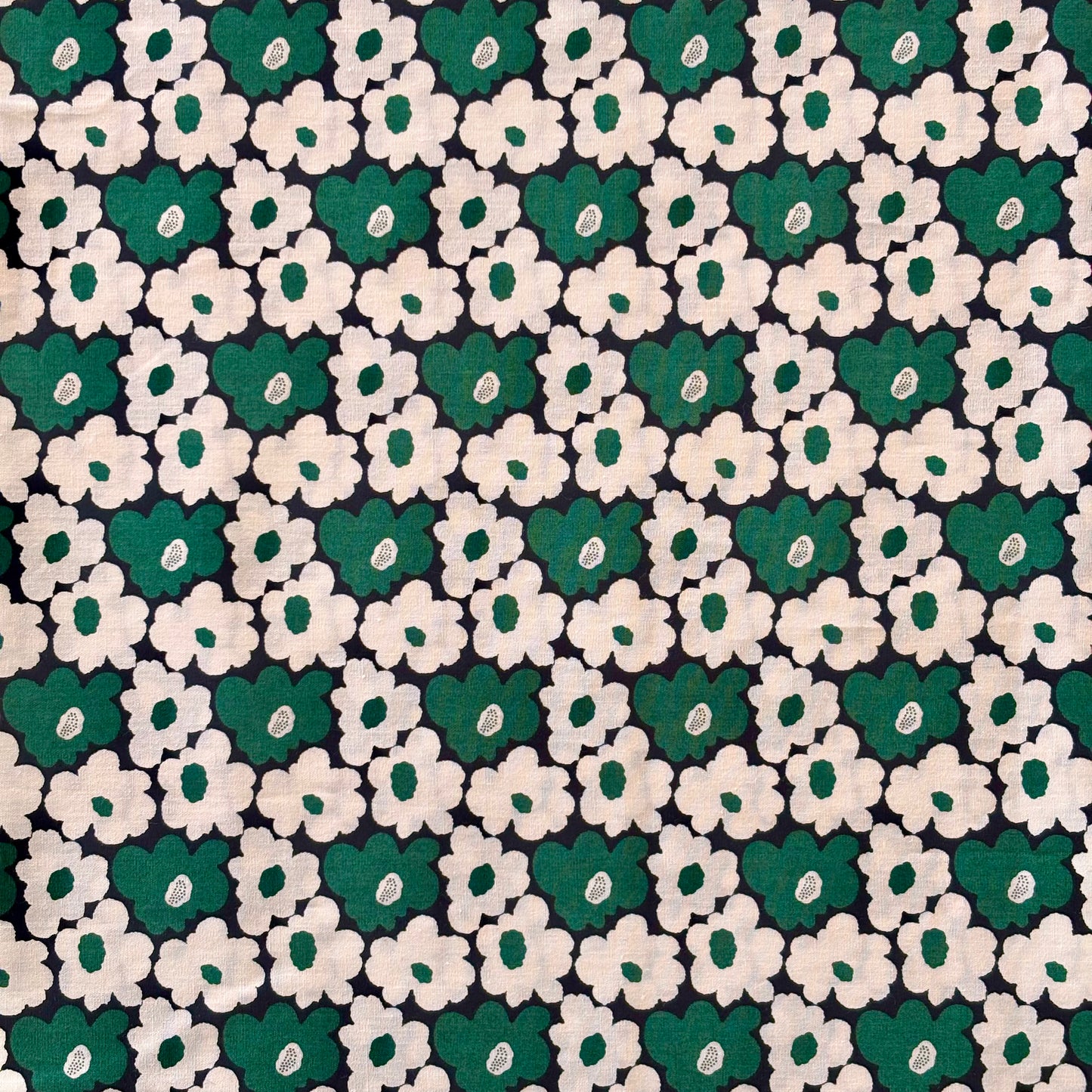 Soft Cotton Poplin - Green Poppy