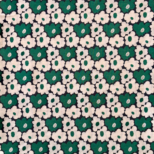 Soft Cotton Poplin - Green Poppy