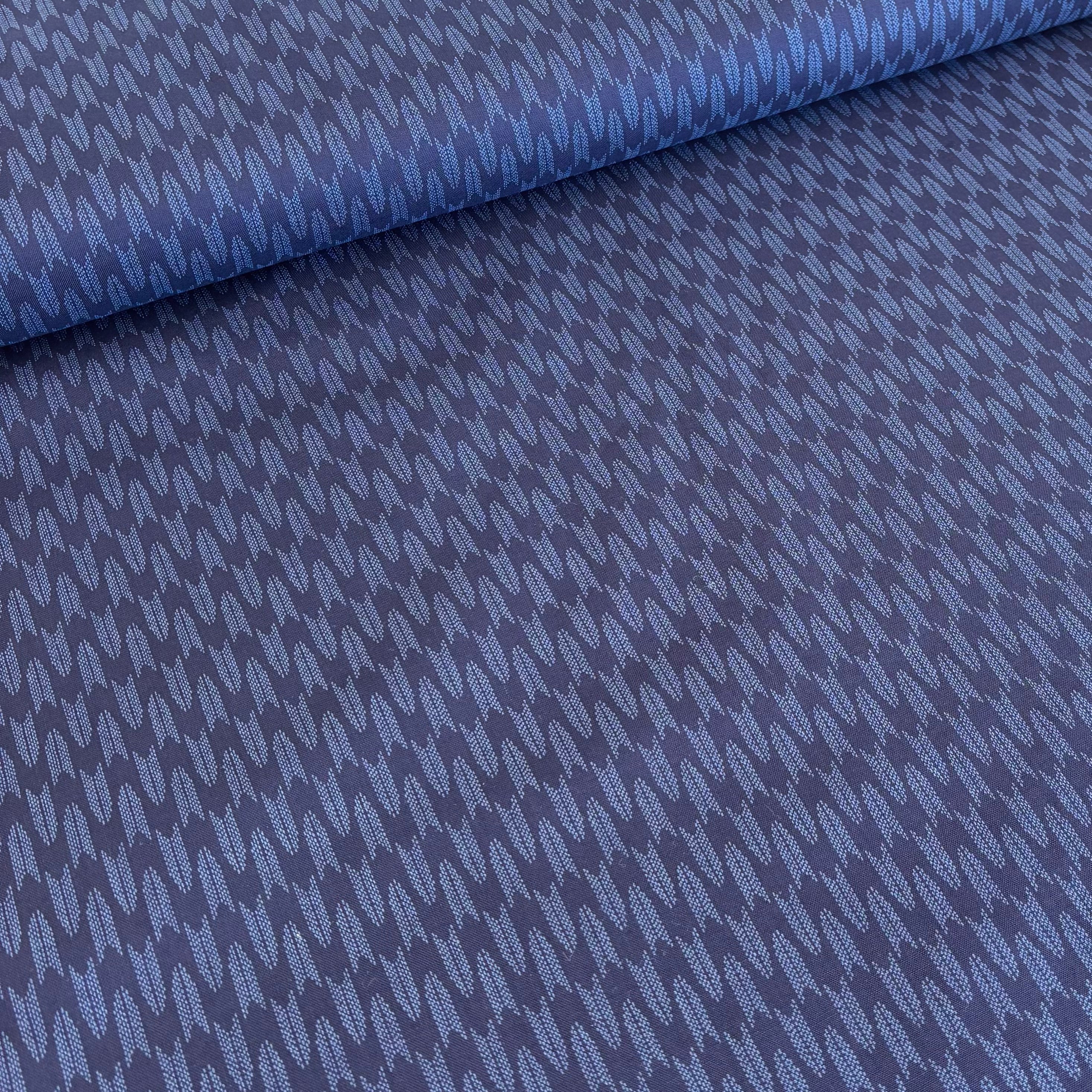 Sevenberry - Indigo Ikat Print
