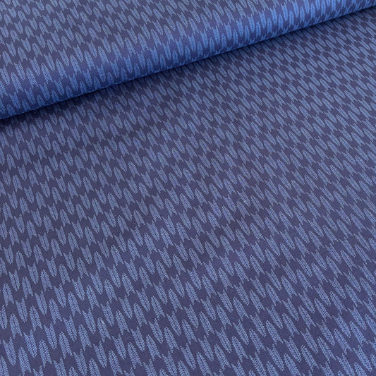 Sevenberry - Indigo Ikat Print