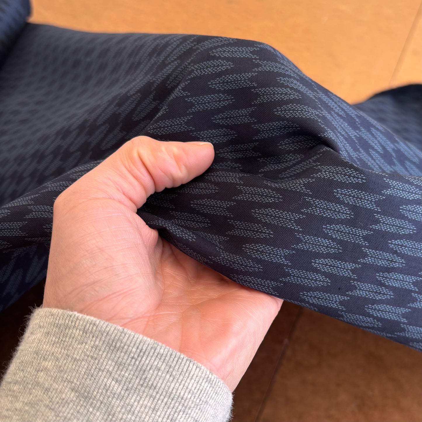 Sevenberry - Indigo Ikat Print