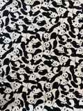 Panda Pile Cotton-Linen Canvas