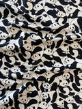 Panda Pile Cotton-Linen Canvas