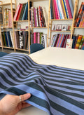 Yarn Dyed Cotton Stripe - Moody Blues