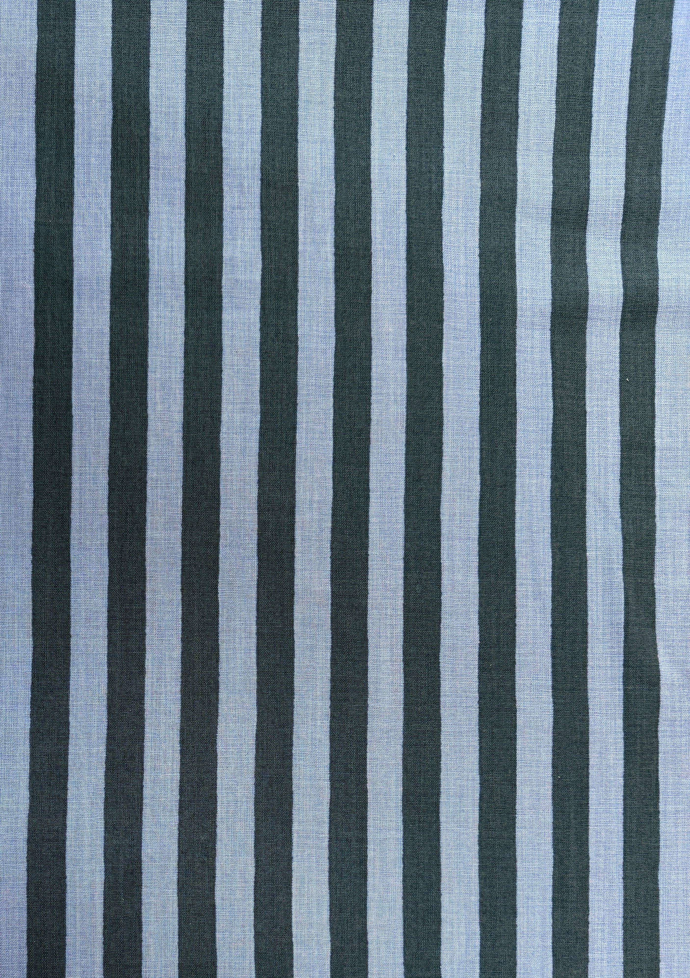 Yarn Dyed Cotton Stripe - Moody Blues