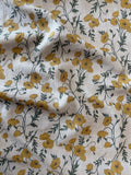 Poppy Linen - Yellow & Beige