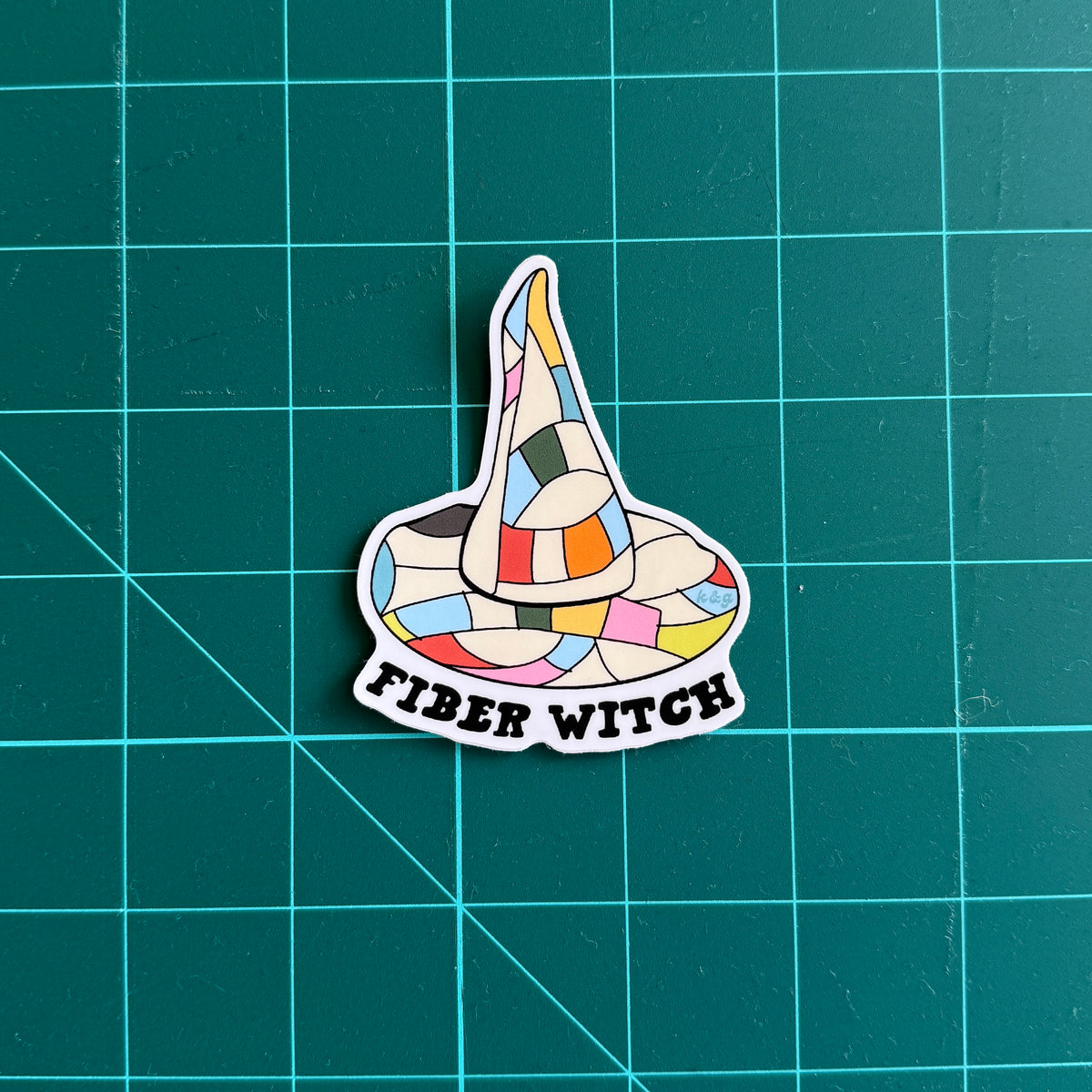 Fiber Witch Sticker