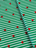 Indian Block Print - Stripes & Hearts