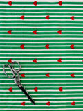 Indian Block Print - Stripes & Hearts