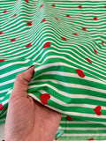 Indian Block Print - Stripes & Hearts