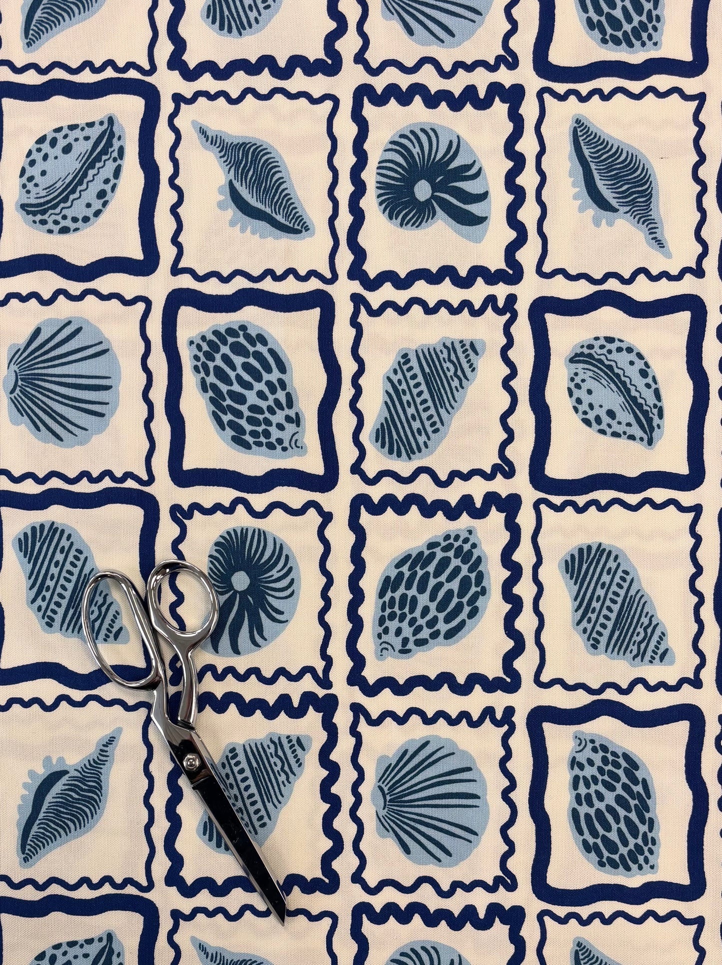 Seaside Shells - Lightweight Cotton Canvas