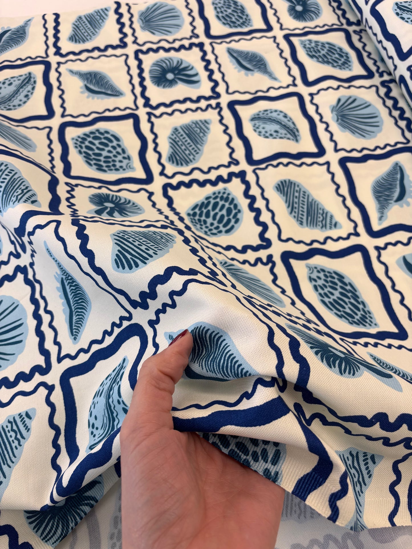 Seaside Shells - Lightweight Cotton Canvas