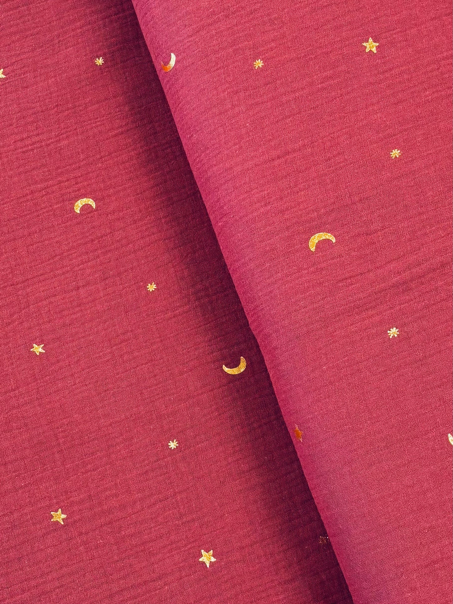 Double Gauze - Foil Starry Night