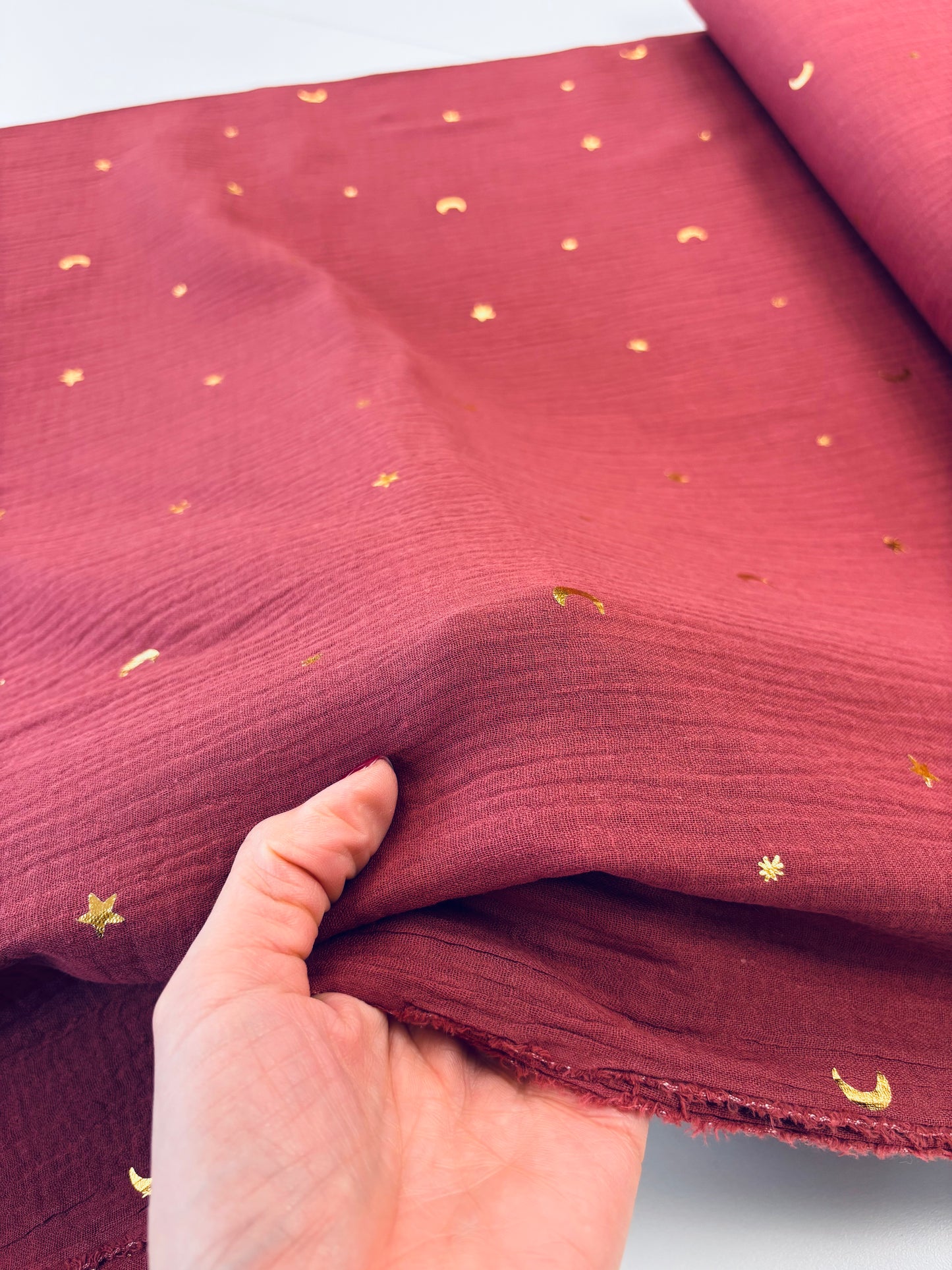 Double Gauze - Foil Starry Night