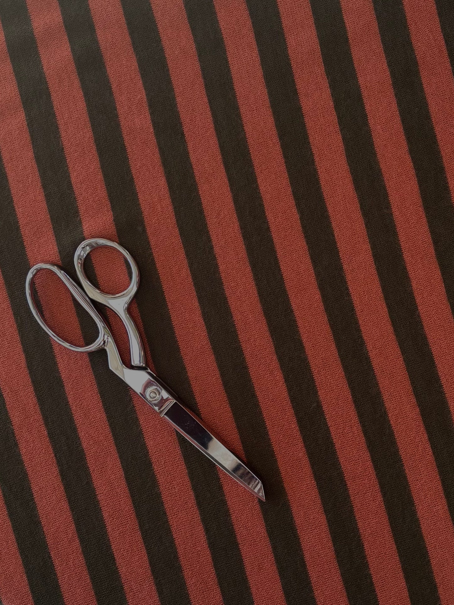 Deadstock Paul Smith Brushed Wool & Viscose Chunky Jersey Stripe