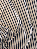 Deadstock Jersey - Off White with Navy Stripe